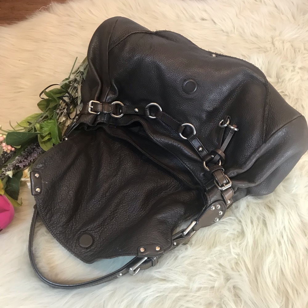 Fabulous Kenneth Cole Boho-style Soft Leather Bag - Picture 6 of 8